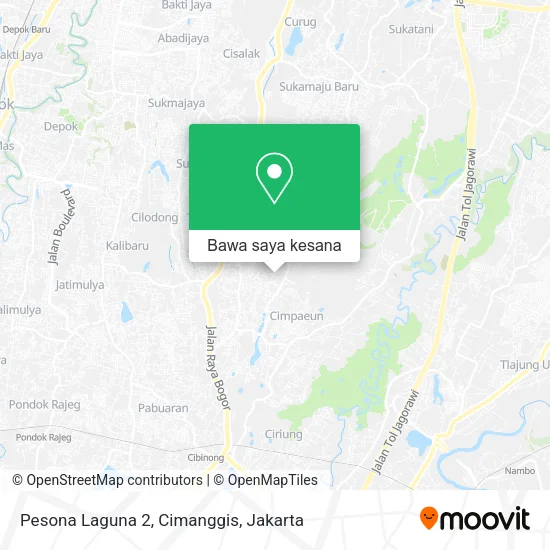 Peta Pesona Laguna 2, Cimanggis