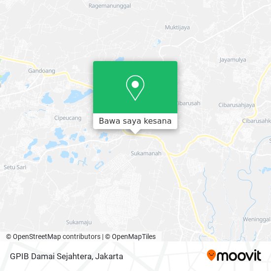 Peta GPIB Damai Sejahtera