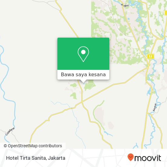 Peta Hotel Tirta Sanita