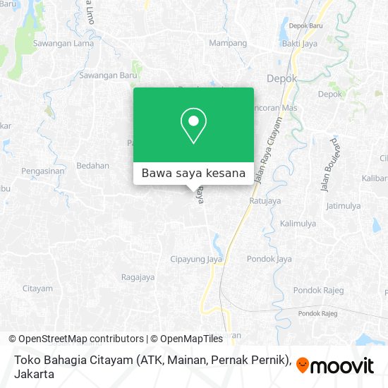 Peta Toko Bahagia Citayam (ATK, Mainan, Pernak Pernik)