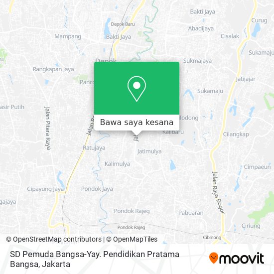 Peta SD Pemuda Bangsa-Yay. Pendidikan Pratama Bangsa