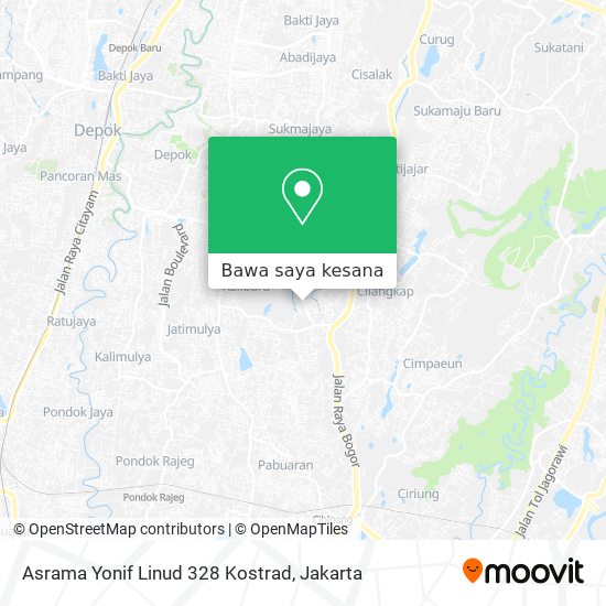 Peta Asrama Yonif Linud 328 Kostrad