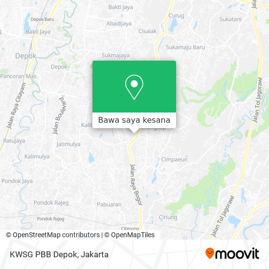 Peta KWSG PBB Depok