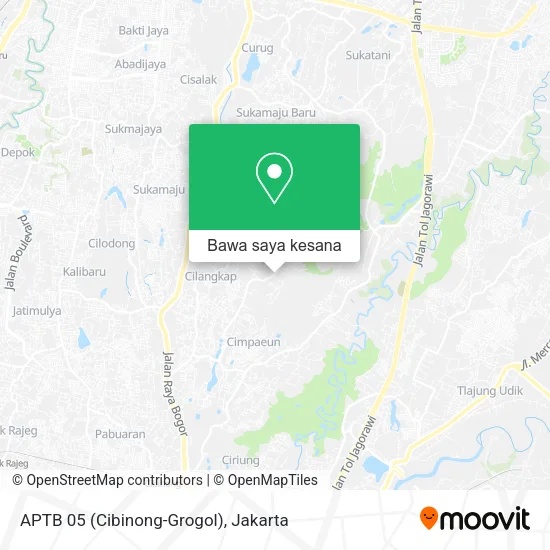 Peta APTB 05 (Cibinong-Grogol)