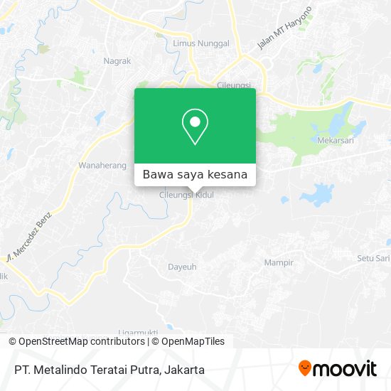 Peta PT. Metalindo Teratai Putra