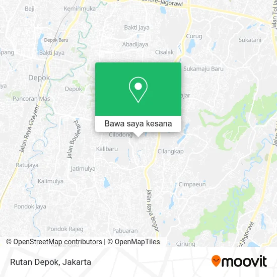Peta Rutan Depok