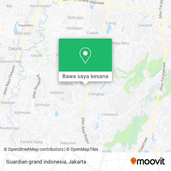 Peta Guardian grand indonesia