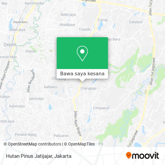 Peta Hutan Pinus Jatijajar