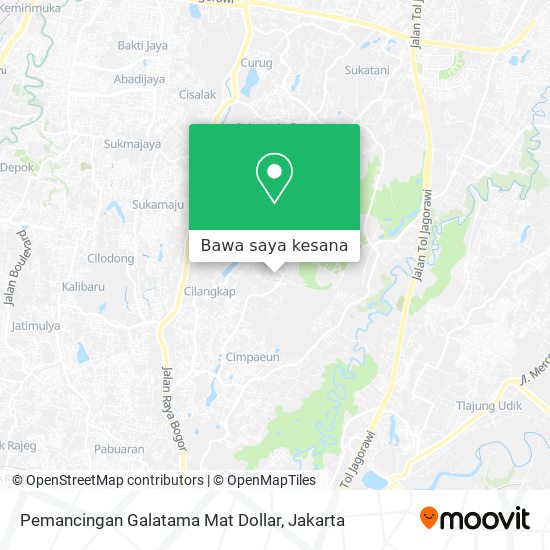 Peta Pemancingan Galatama Mat Dollar