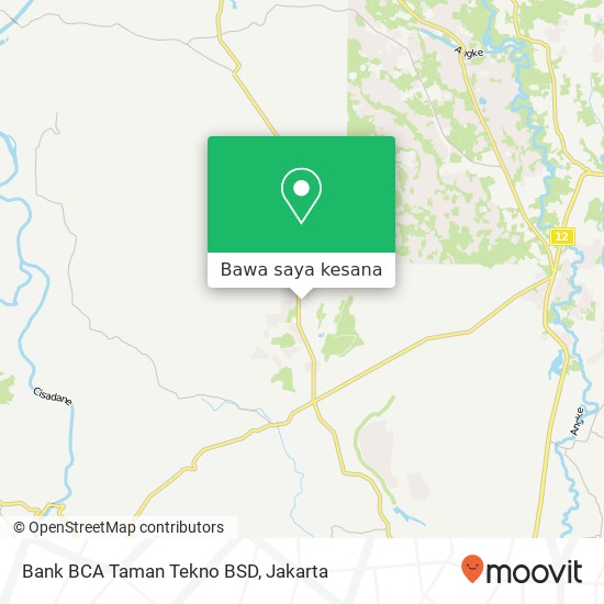 Peta Bank BCA Taman Tekno BSD