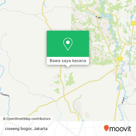 Peta ciseeng bogor