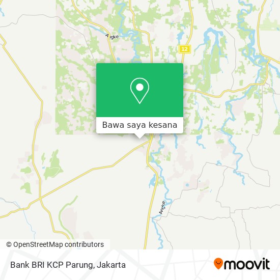 Peta Bank BRI KCP Parung