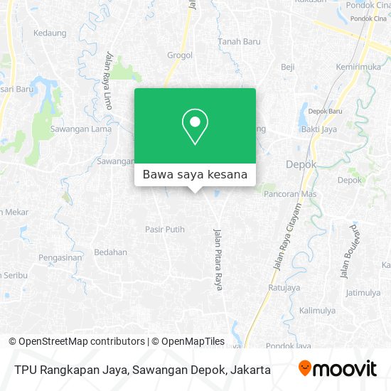 Peta TPU Rangkapan Jaya, Sawangan Depok