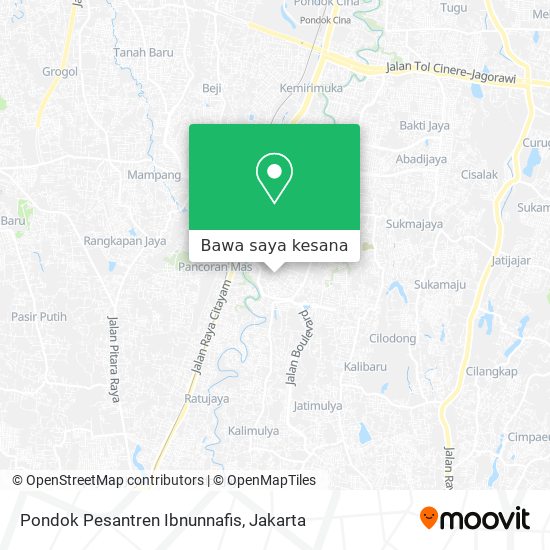 Peta Pondok Pesantren Ibnunnafis