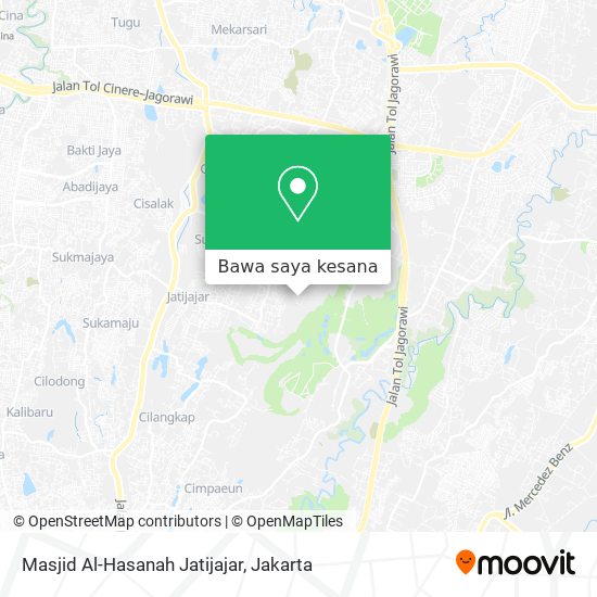 Peta Masjid Al-Hasanah Jatijajar
