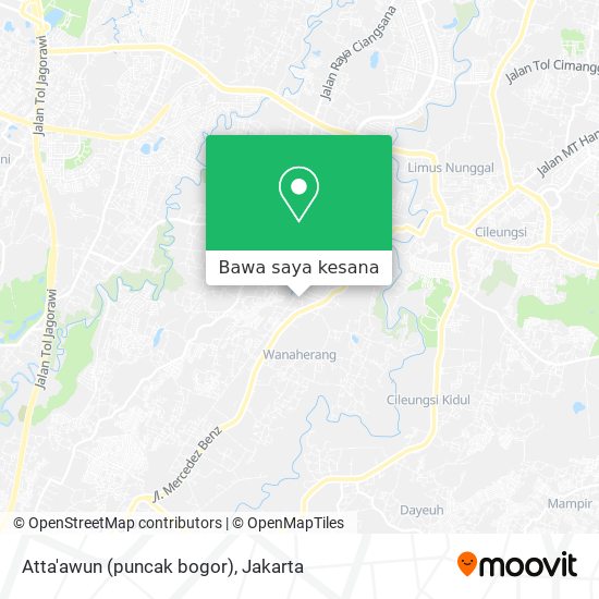 Peta Atta'awun (puncak bogor)