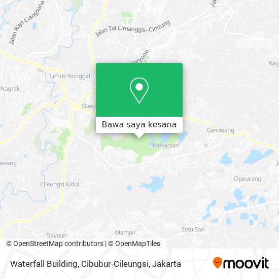 Peta Waterfall Building, Cibubur-Cileungsi