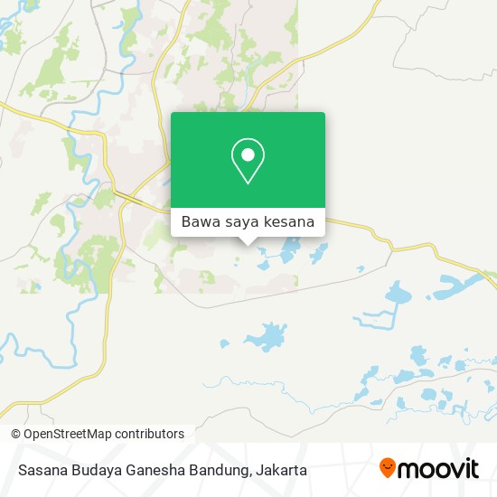 Peta Sasana Budaya Ganesha Bandung