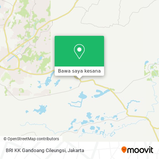 Peta BRI KK Gandoang Cileungsi