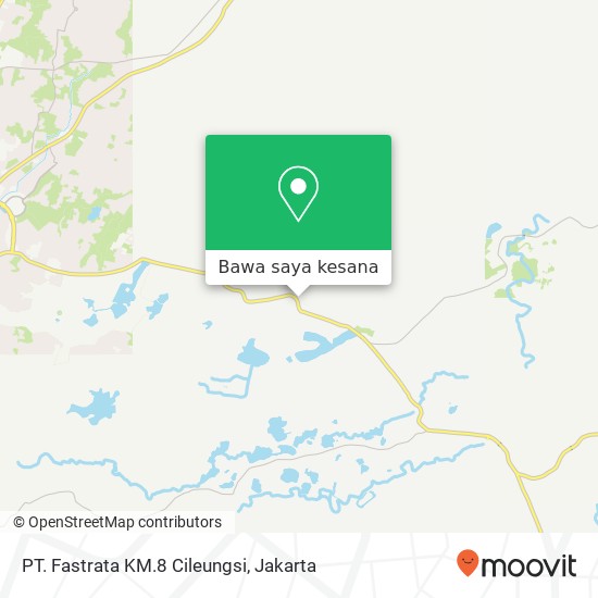 Peta PT. Fastrata KM.8 Cileungsi