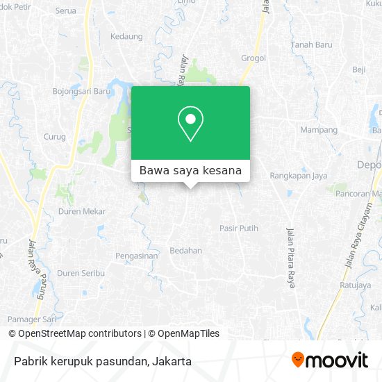 Peta Pabrik kerupuk pasundan
