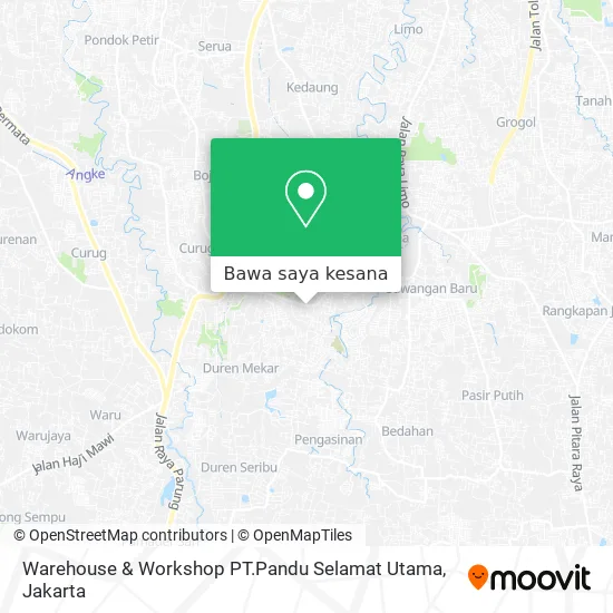 Peta Warehouse & Workshop PT.Pandu Selamat Utama