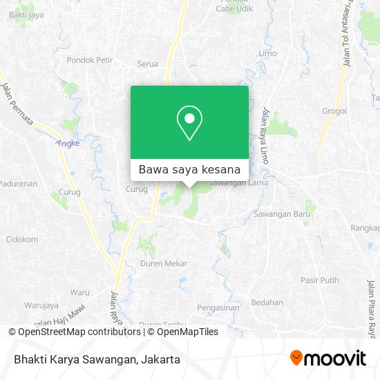 Peta Bhakti Karya Sawangan