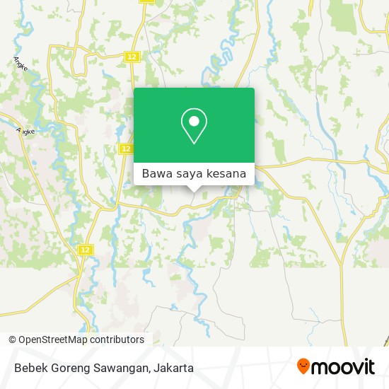 Peta Bebek Goreng Sawangan