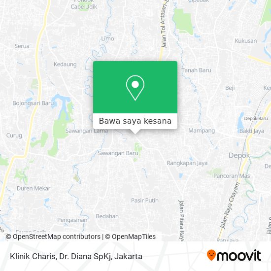 Peta Klinik Charis, Dr. Diana SpKj