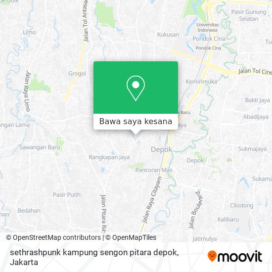 Peta sethrashpunk kampung sengon pitara depok