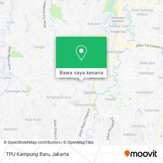 Peta TPU Kampung Baru