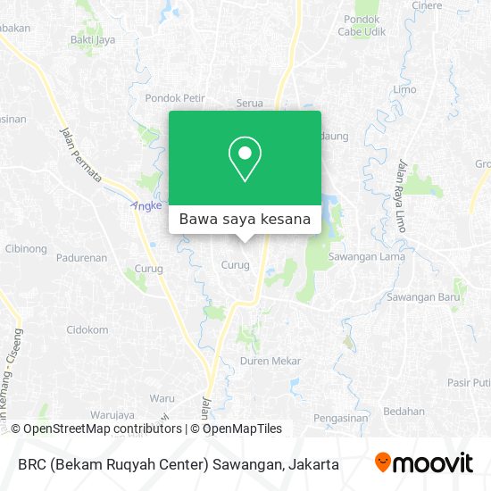 Peta BRC (Bekam Ruqyah Center) Sawangan