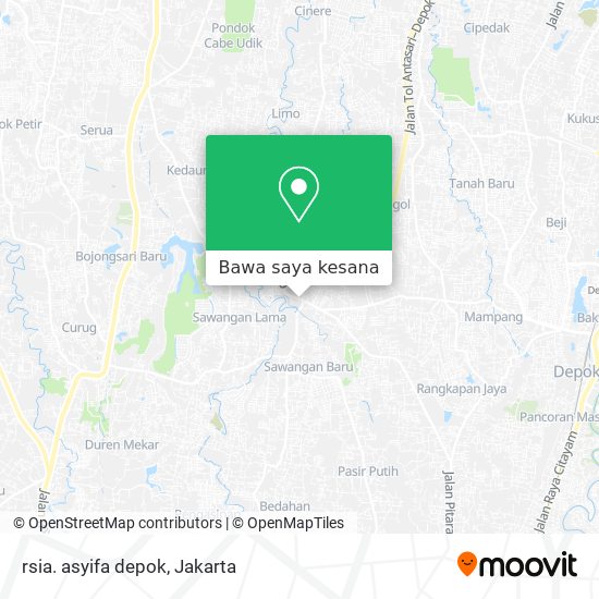 Peta rsia. asyifa depok