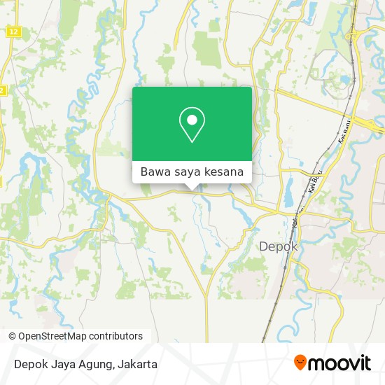 Peta Depok Jaya Agung