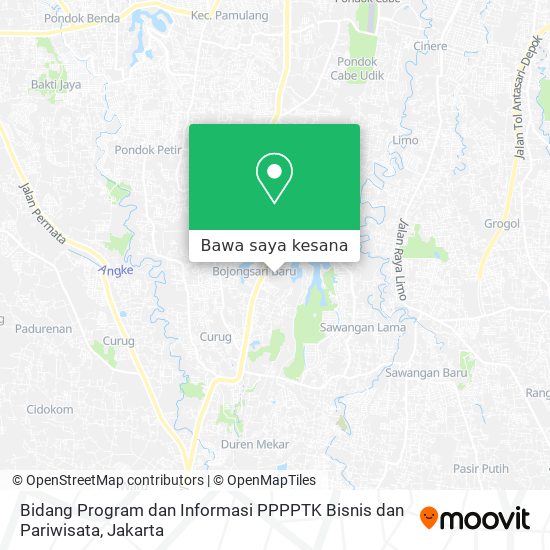 Peta Bidang Program dan Informasi PPPPTK Bisnis dan Pariwisata