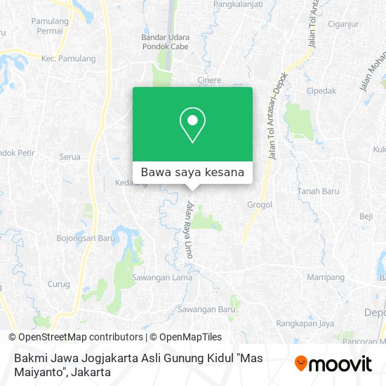 Peta Bakmi Jawa Jogjakarta Asli Gunung Kidul "Mas Maiyanto"