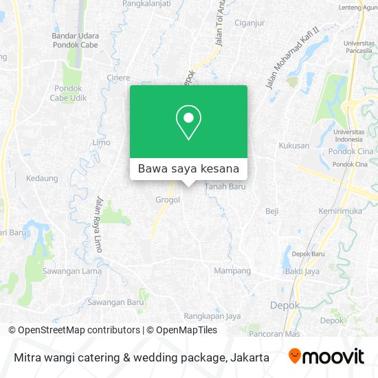 Peta Mitra wangi catering & wedding package