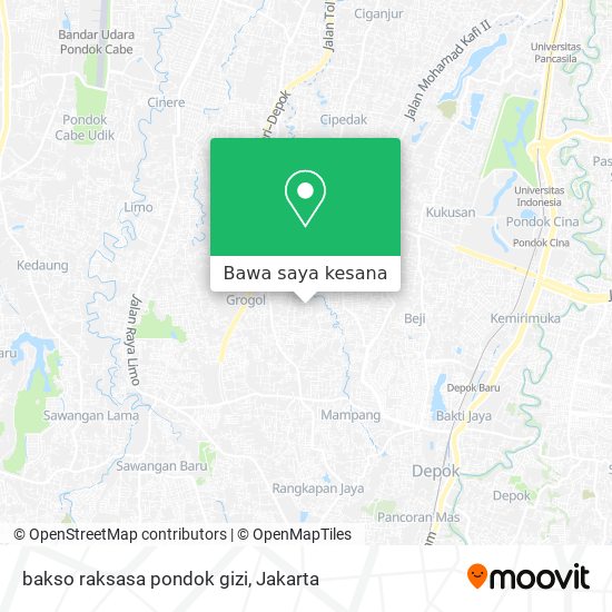 Peta bakso raksasa pondok gizi