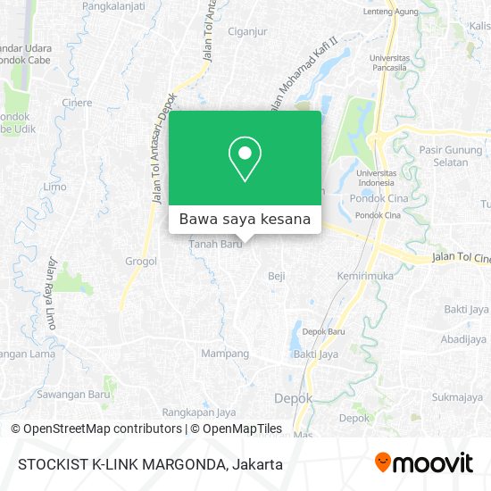 Peta STOCKIST K-LINK MARGONDA