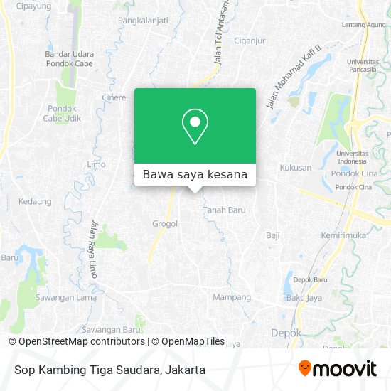 Peta Sop Kambing Tiga Saudara
