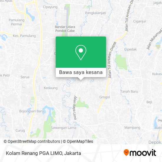 Peta Kolam Renang PGA LIMO