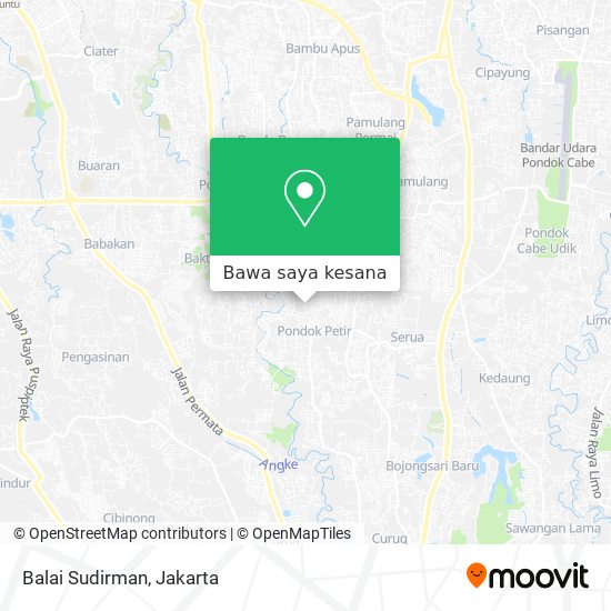 Peta Balai Sudirman