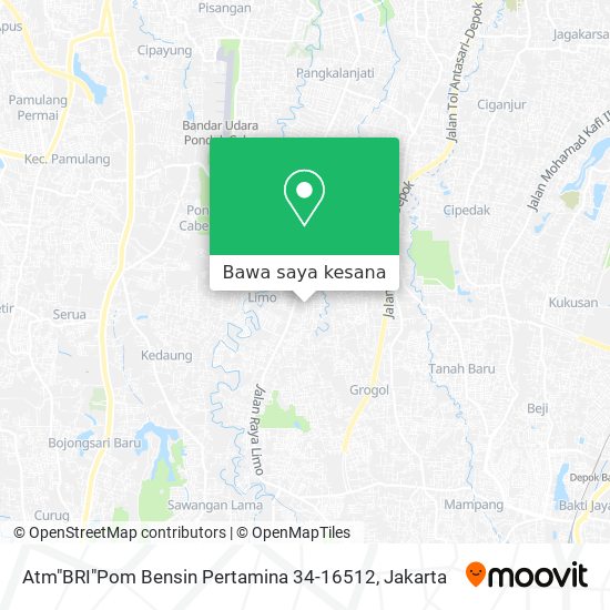Peta Atm"BRI"Pom Bensin Pertamina 34-16512