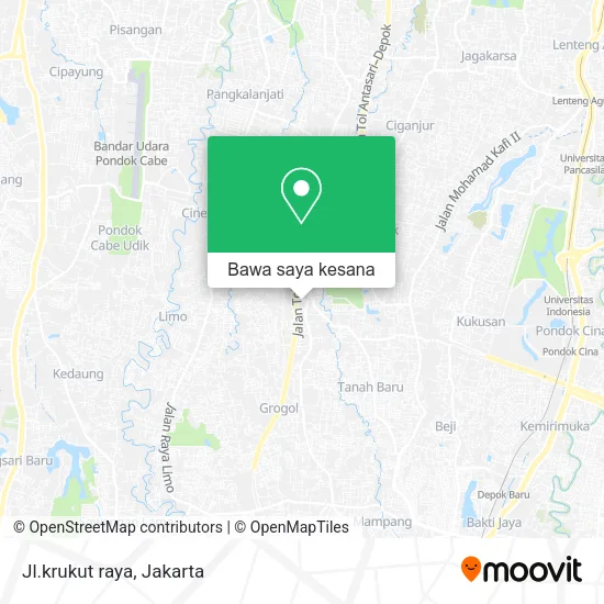 Peta Jl.krukut raya