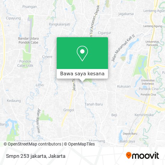 Peta Smpn 253 jakarta