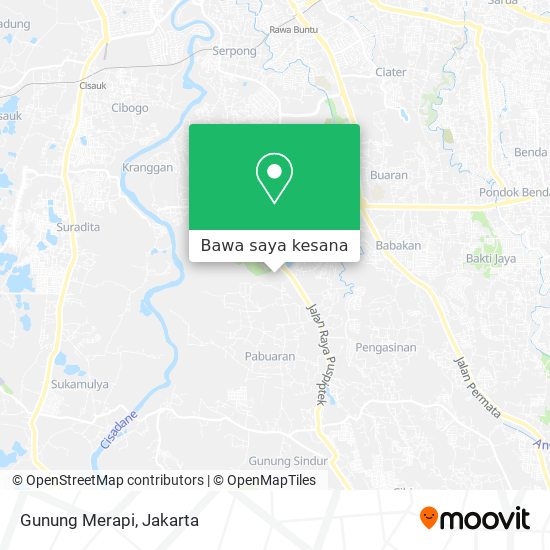 Peta Gunung Merapi