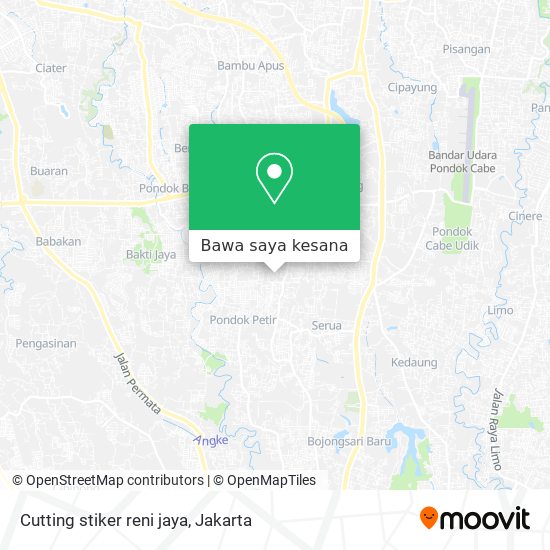 Peta Cutting stiker reni jaya