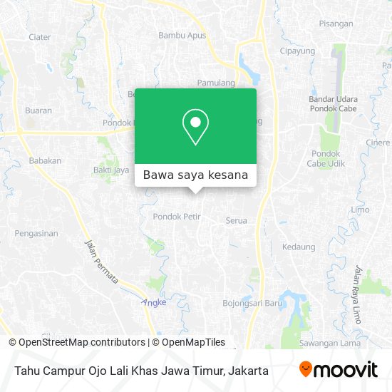 Peta Tahu Campur Ojo Lali Khas Jawa Timur