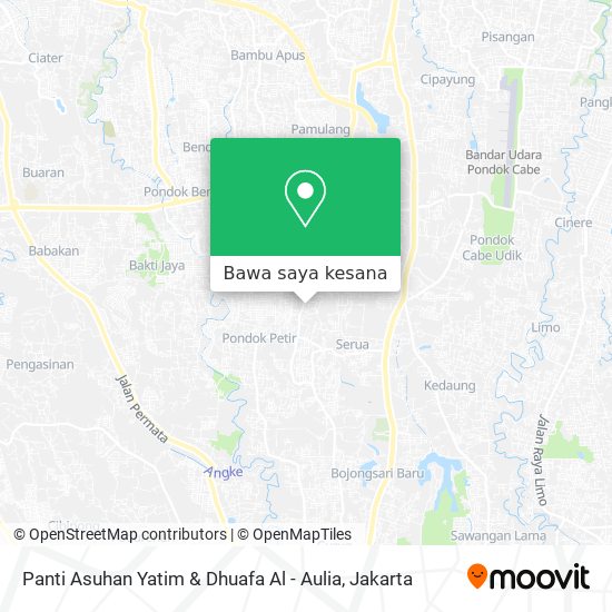 Peta Panti Asuhan Yatim & Dhuafa Al - Aulia