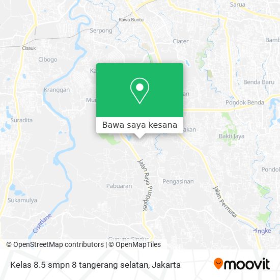 Peta Kelas 8.5 smpn 8 tangerang selatan